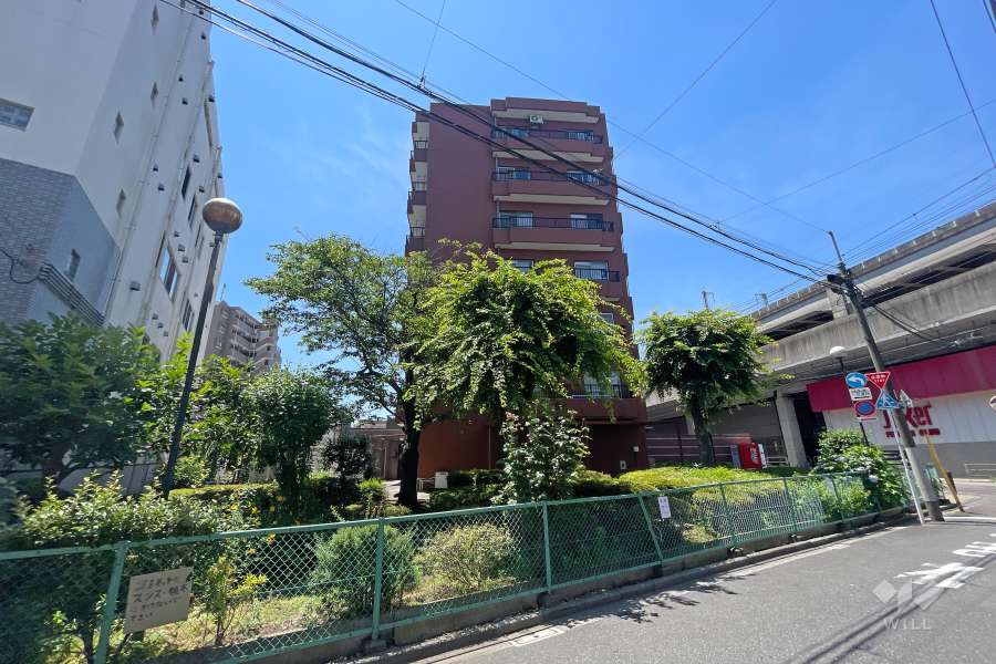 ニュー赤羽ハイツの外観（北東側から）