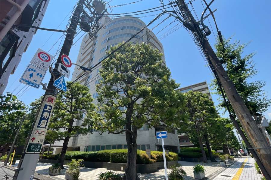 東高西ヶ原ペアシティの外観（北東側から）