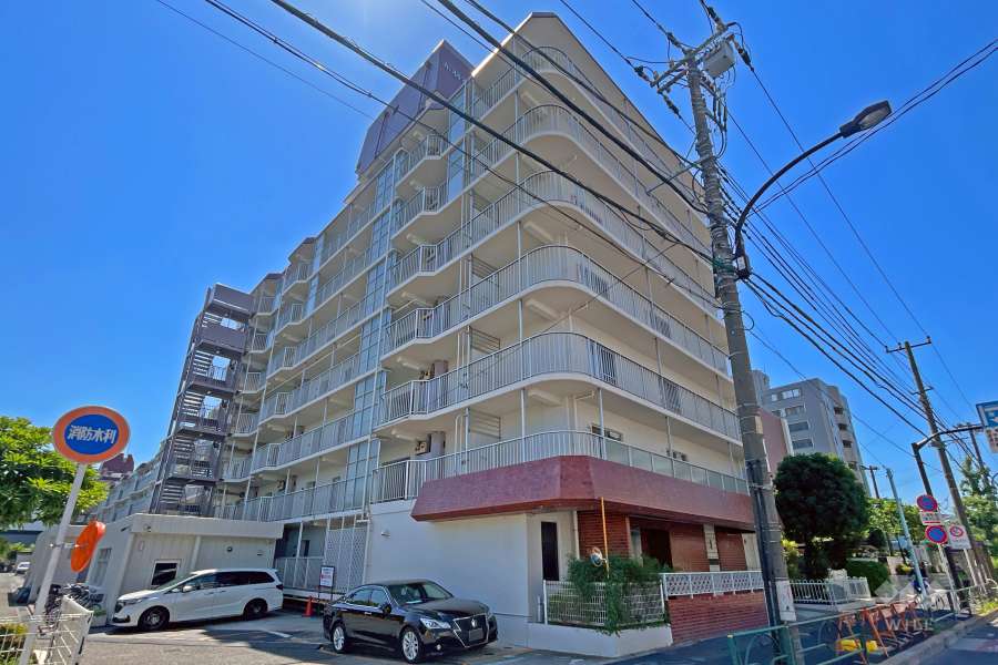 赤羽神谷サンハイツの外観（北西側から）