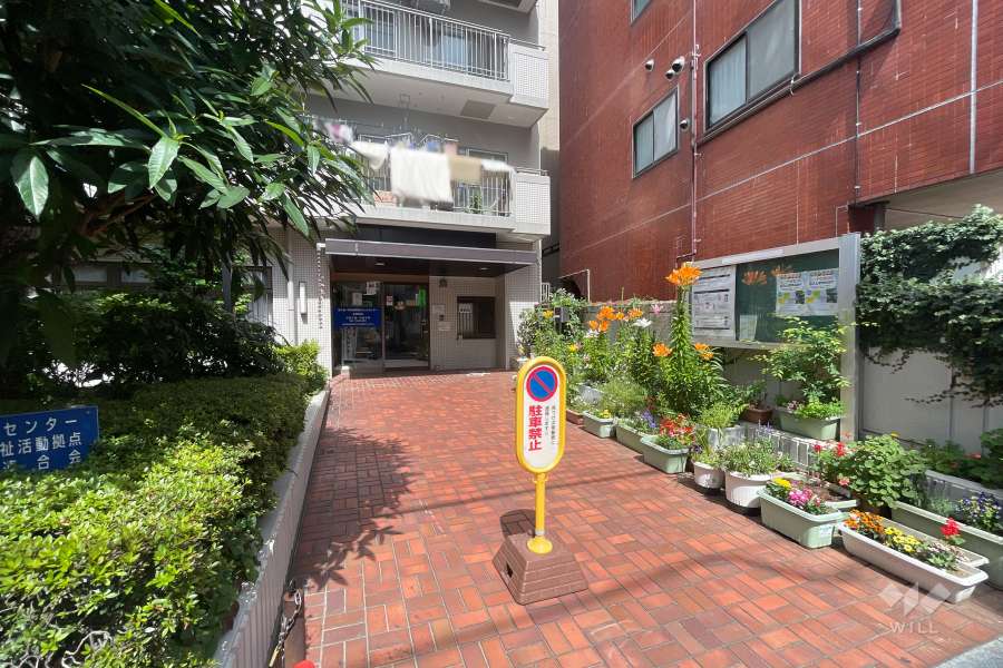 敷地内に『あんしんセンター』が設置されています。