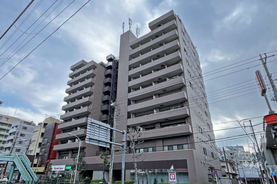 コスモ田端の外観（北西側から）