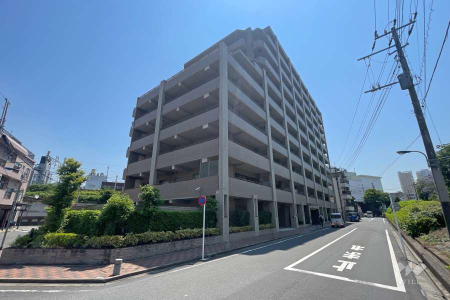 コスモ田端シティフォルムの外観(北西側から）
