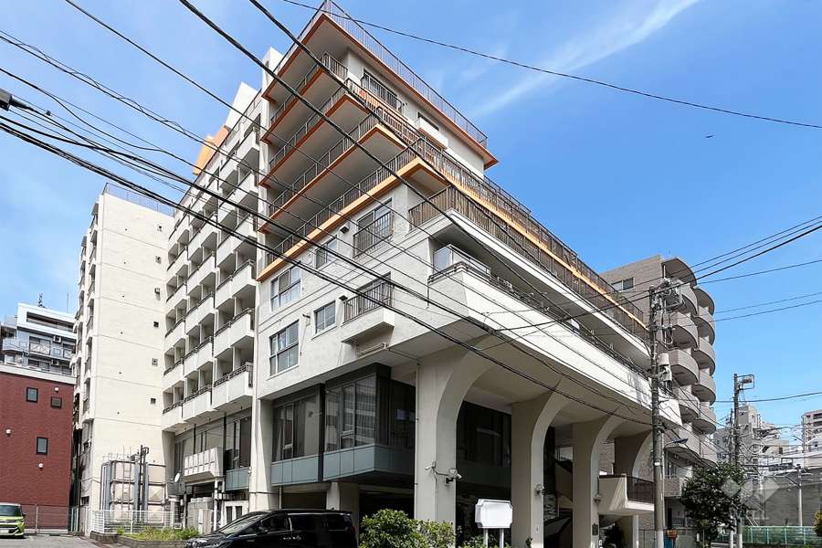 (マンションニュー田端の外観（南東側から）