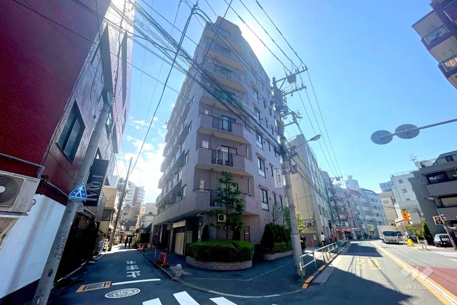 藤和シティホームズ駒込駅前の外観（北東側から）