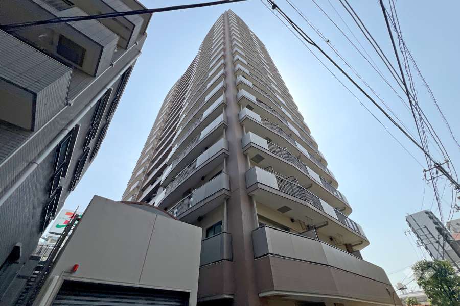 ライオンズタワー赤羽の外観（北西側から）