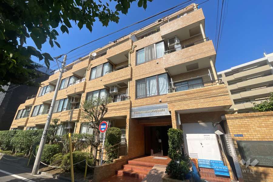 ライオンズマンション西が丘の外観（南西側から）