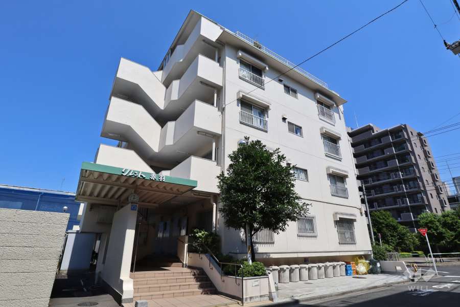 リレント赤羽の外観（北西側から）