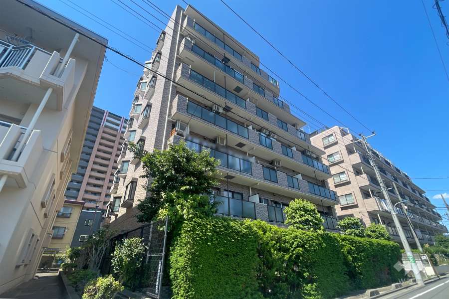 レクセルマンション赤羽の外観（南西側から）