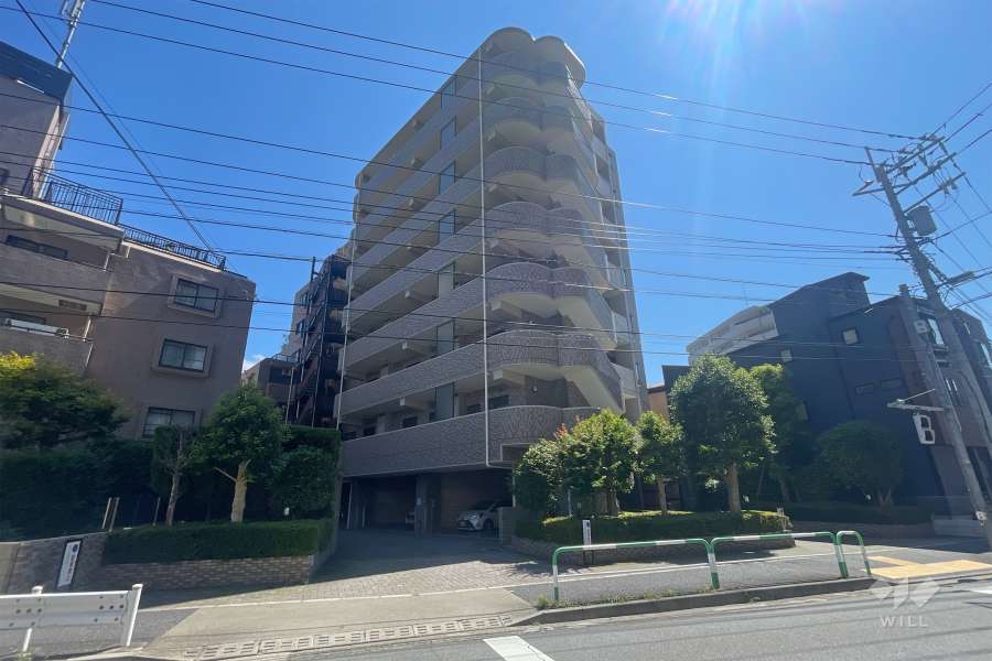 レクセルマンション赤羽の外観（北東側から）