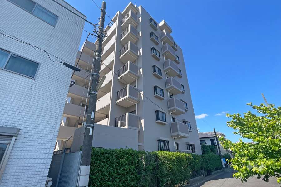 レックスハイム赤羽の外観（北東側から）