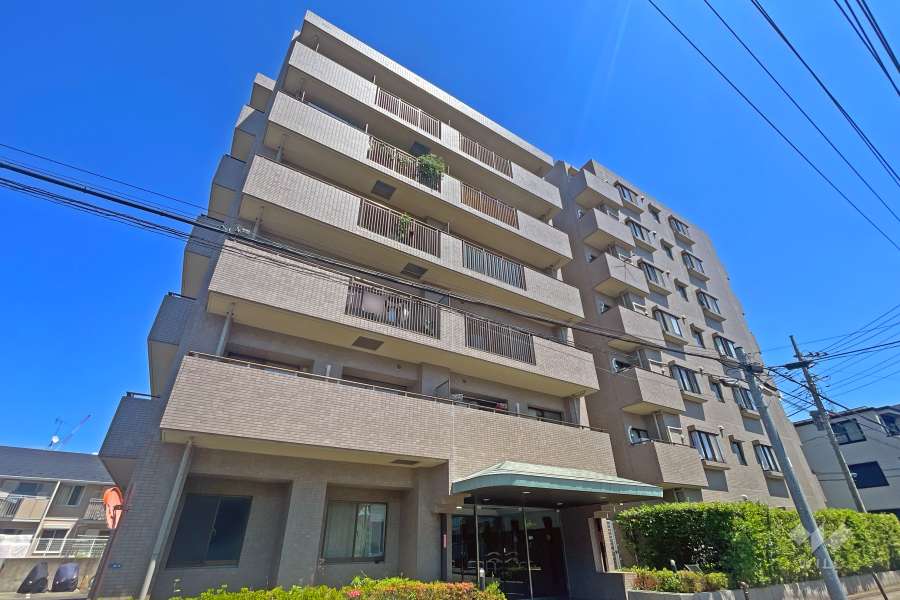 北赤羽パークホームズの外観（北西側から）
