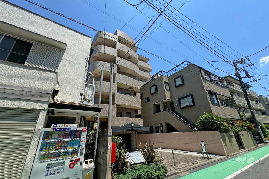 ライオンズマンション滝野川の外観（西側から）