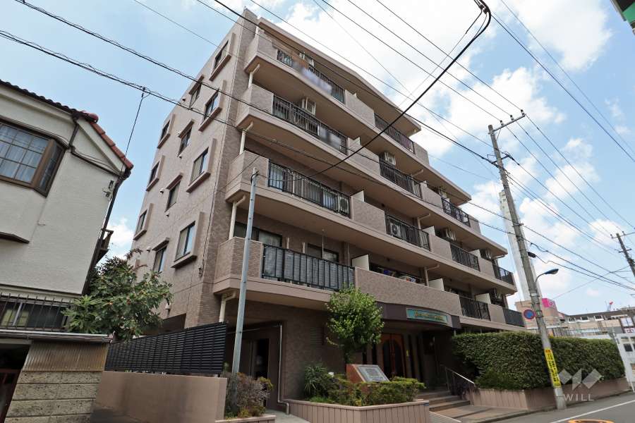 ライオンズガーデン赤羽の外観（南東側から）