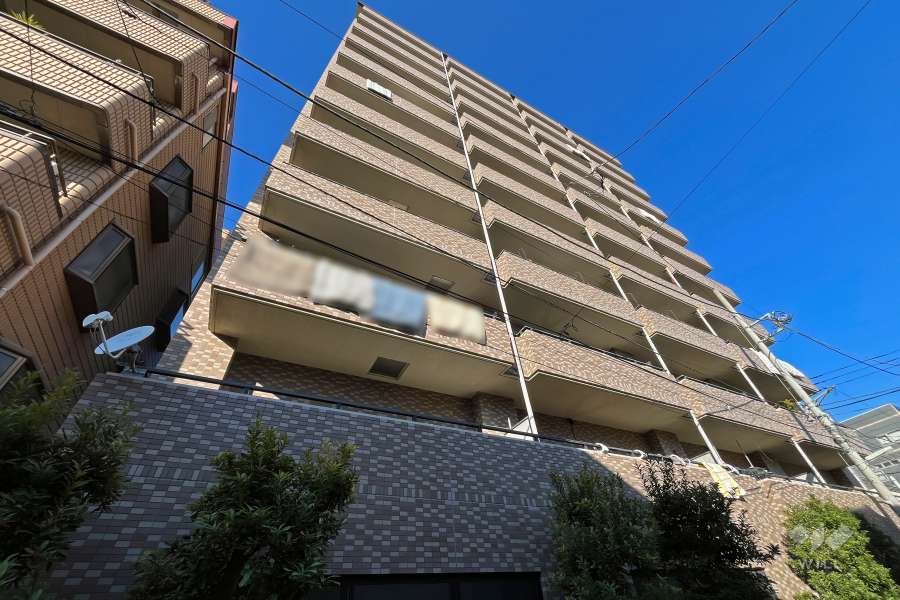 アルファホームズ東十条の外観（南西側から）