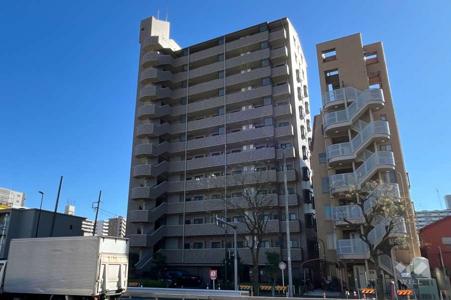 アルファホームズ東十条の外観（北西側から）