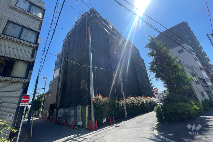 ダイアパレス赤羽ハイドパークの外観（南西側から）※2024年7月現在、大規模修繕工事中