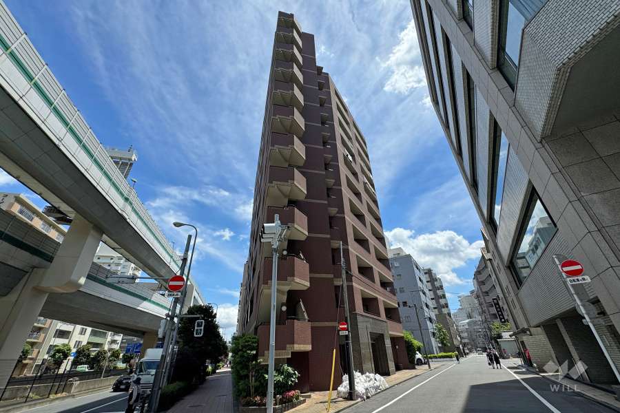 クレストフォルム王子の外観（北西側から）.
