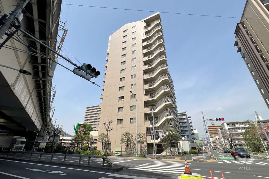アクトピア北赤羽参番館の外観（南東側から）