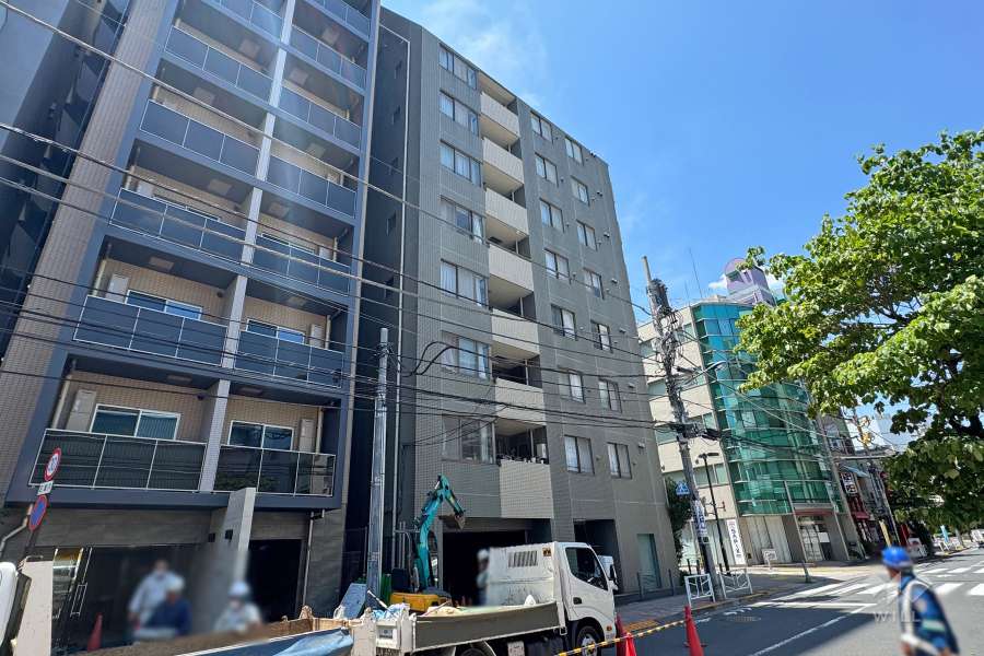 プリムローズ王子飛鳥山の外観（北東側から）