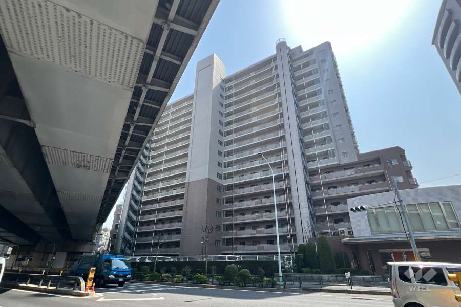 アクトピア北赤羽四番館の外観（北西側から）