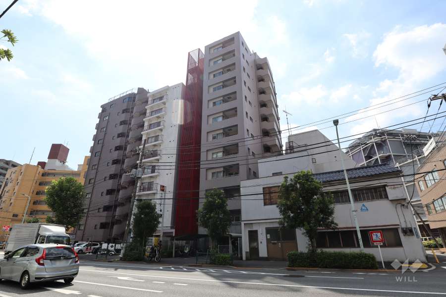 アドバンスコート田端の外観（北側から）