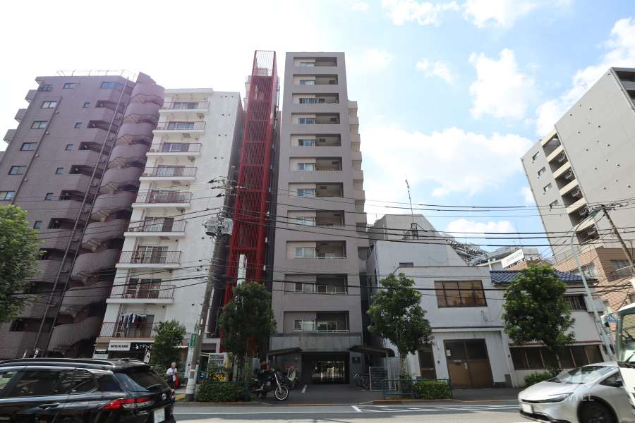 アドバンスコート田端の外観（北東側から）