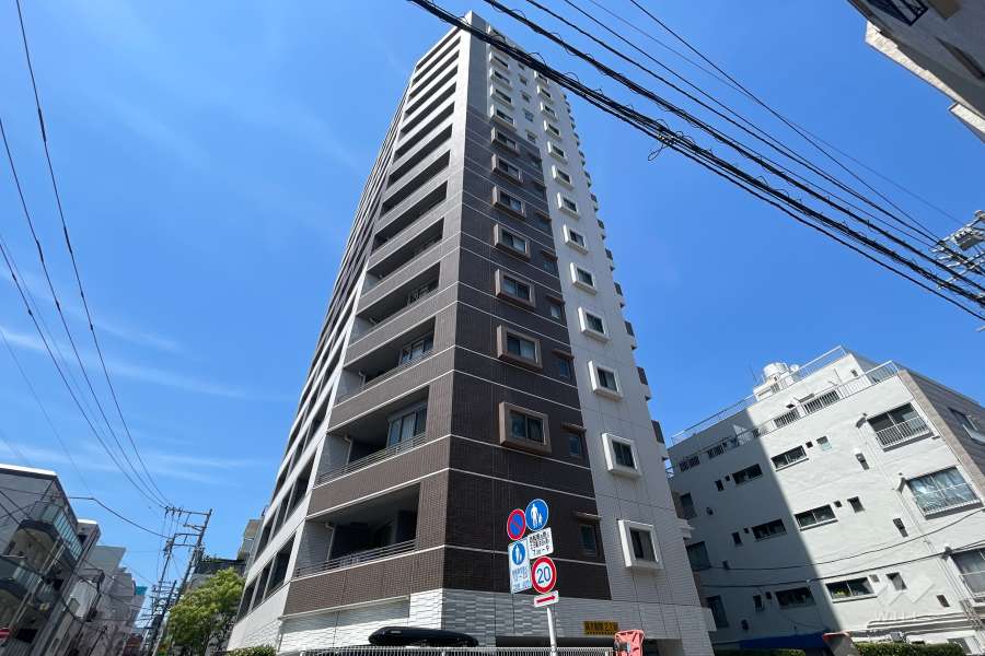ライオンズ東十条ステーションプラザの外観（南側から）