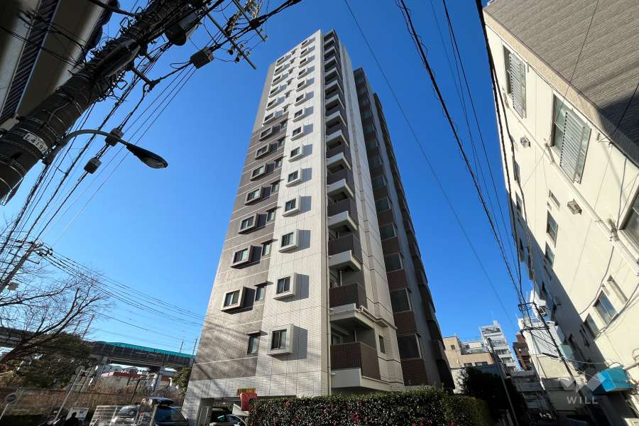 ライオンズ東十条ステーションプラザの外観（南東側から）