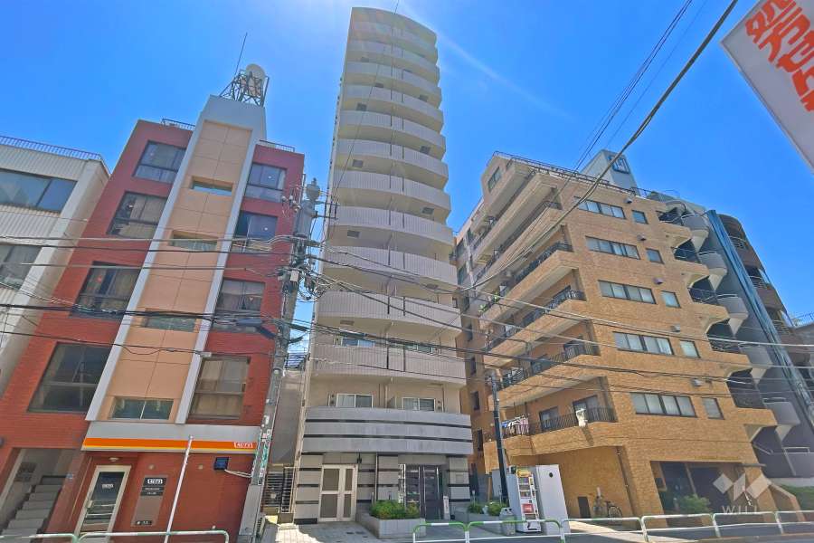 コンシェリア駒込の外観（北東側から）