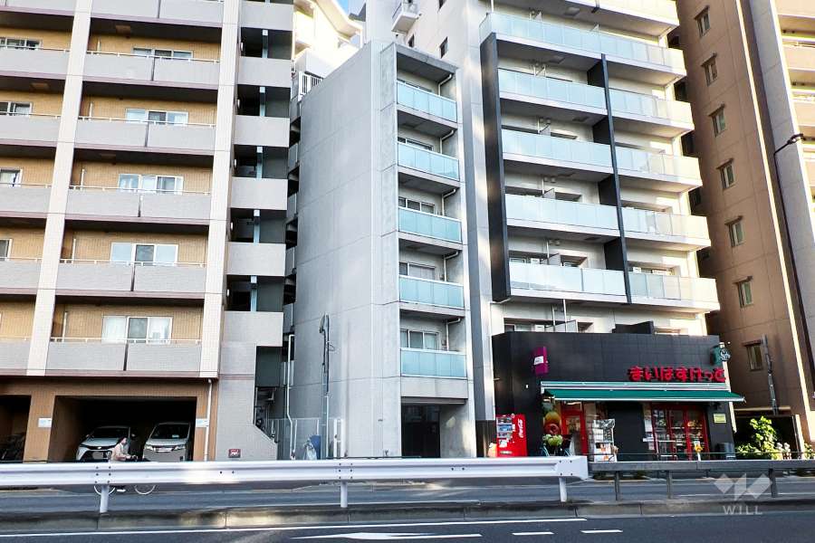 プレールドゥーク王子神谷の外観（西側から）