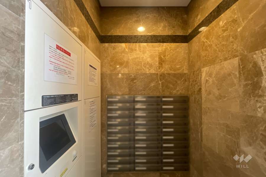 共用ポストと宅配ボックス