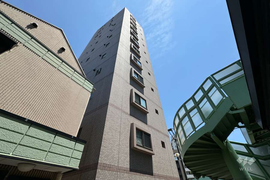 アーバンキャッスル王子の外観（南西側から）