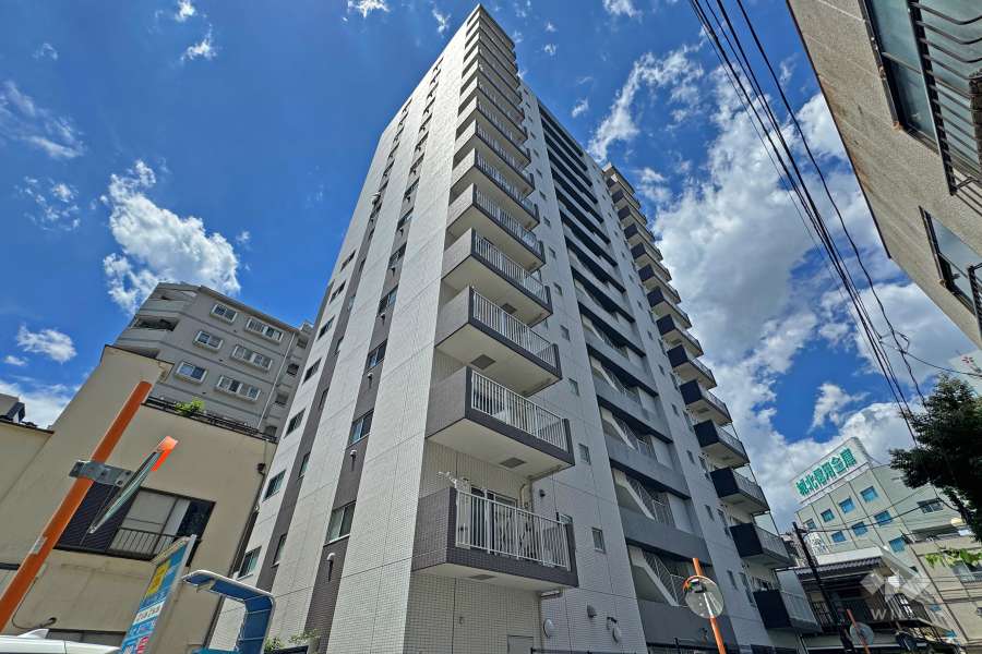 シティインデックス王子の外観（南東側から）