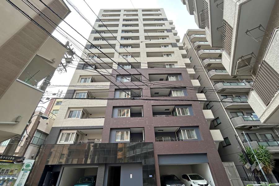 アドバンスステージ田端参番館の外観（東側から）