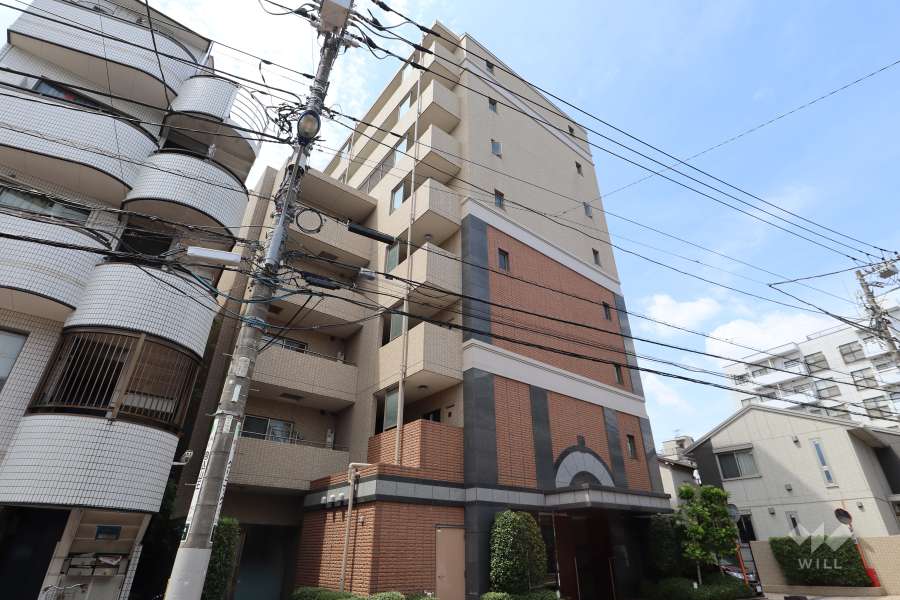 サンパレス駒込壱番館の外観（北東側から）