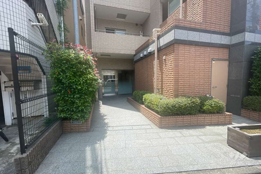 駐輪場の出入り口