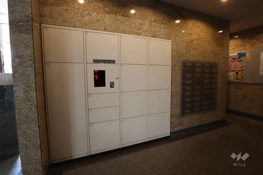 共用ポストと宅配ボックス