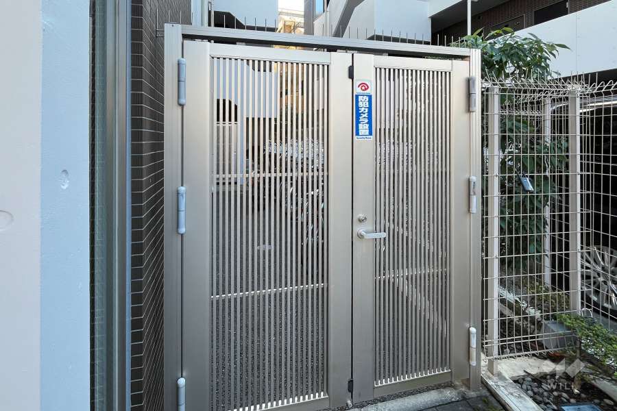 駐輪場の出入り口