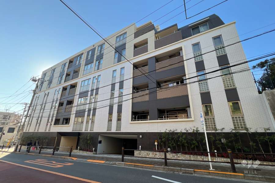 ウィルローズ西ヶ原の外観（北東側から）