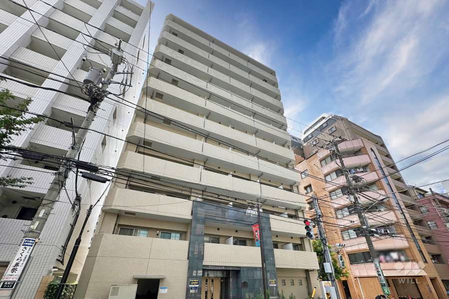 メインステージ滝野川桜通りの外観（南東側から）