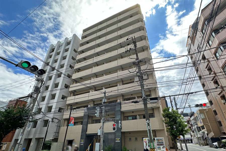 メインステージ滝野川桜通りの外観（北東側から）