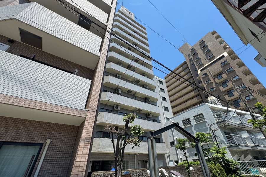 コスモ西巣鴨の外観（南西側から）