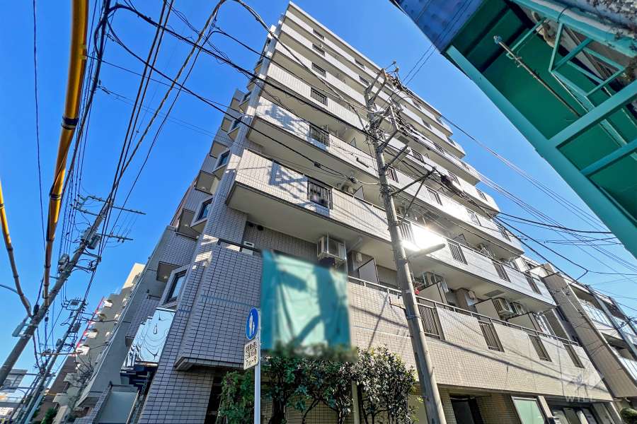 ブランシェ十条の外観（北西側から）