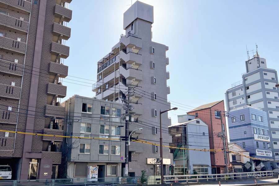 ブランシェ十条の外観（北東側から）