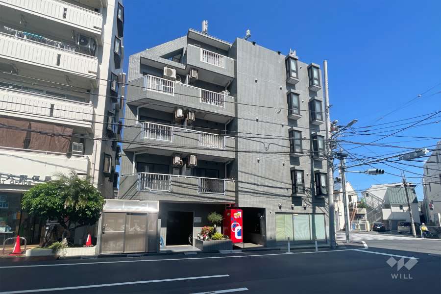 MAC本蓮沼コートの外観（北西側から）