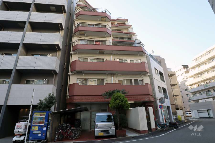 ミツワハイツの外観（東側から）