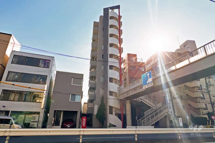 ラ・ポール十条の外観（北側から）