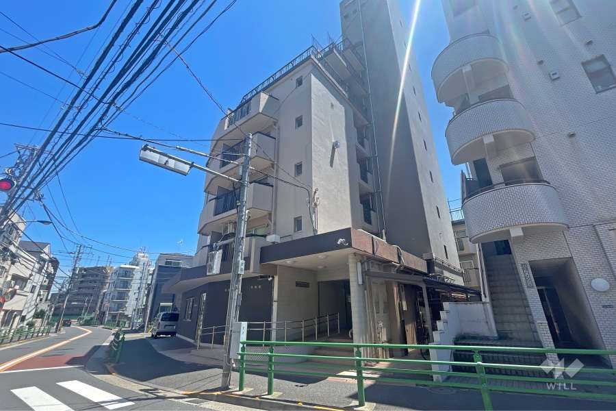 駒込台マンションの外観（北西側から）