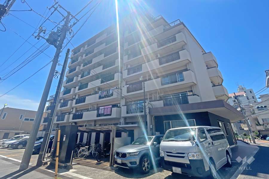 駒込台マンションの外観（北東側から）