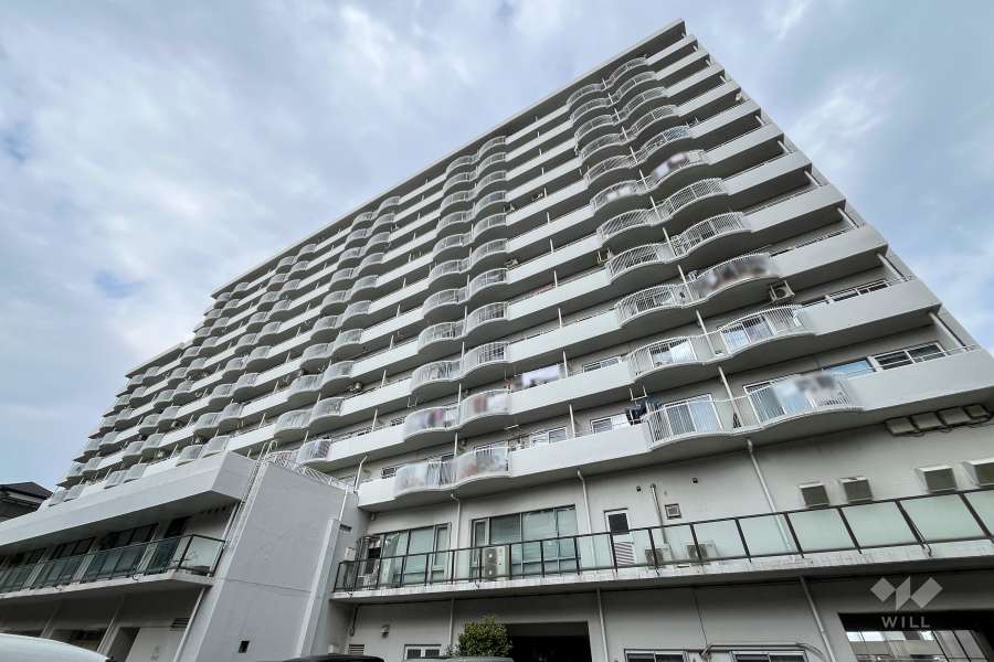 大林フローラ上中里の外観（南東側から）